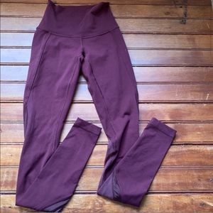 LULULEMON maroon legging